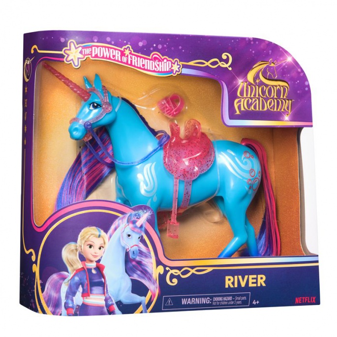 Enhörningsakademin kammande enhörning River 24 cm