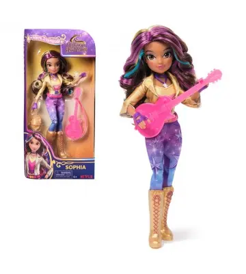 Unicorn Academy Puppe Sophia mit Gitarre 24 cm