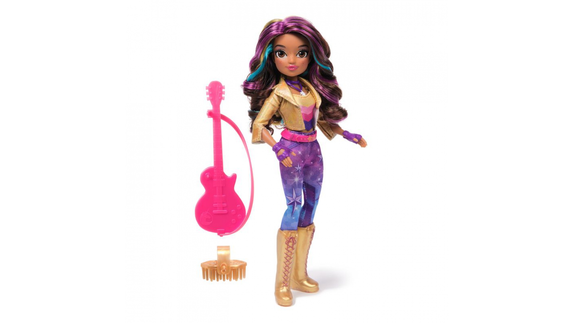 Akadémia jednorožcov bábika Sophia s gitarou 24 cm