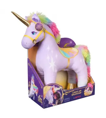 Unicorn Academy plush unicorn Polárka with sounds 38 cm