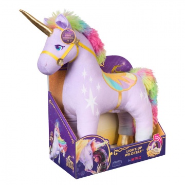 Unicorn Academy plysch-enhörning Polárka med ljud 38 cm
