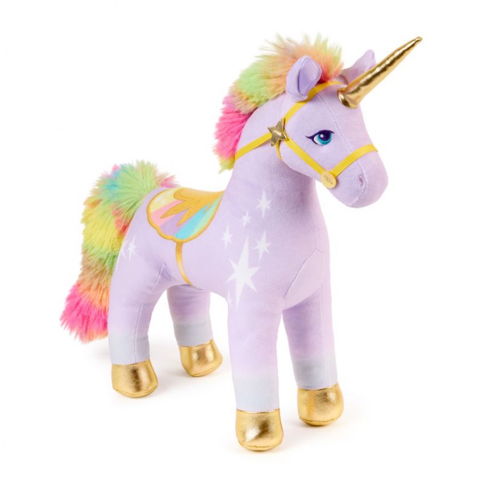 Unicorn Academy plysch-enhörning Polárka med ljud 38 cm