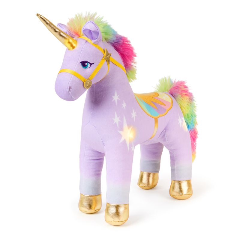 Unicorn Academy plysch-enhörning Polárka med ljud 38 cm