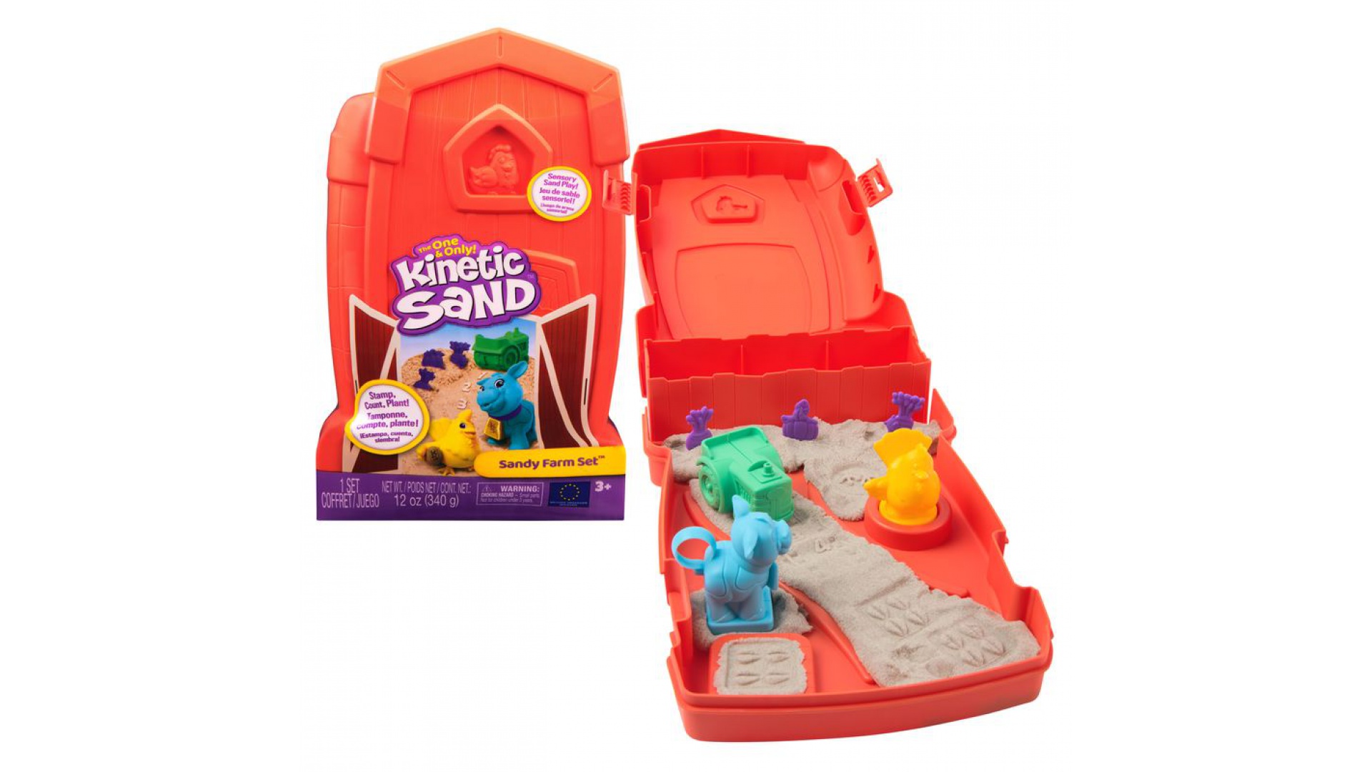 Levně Kinetic Sand první farma hrací set