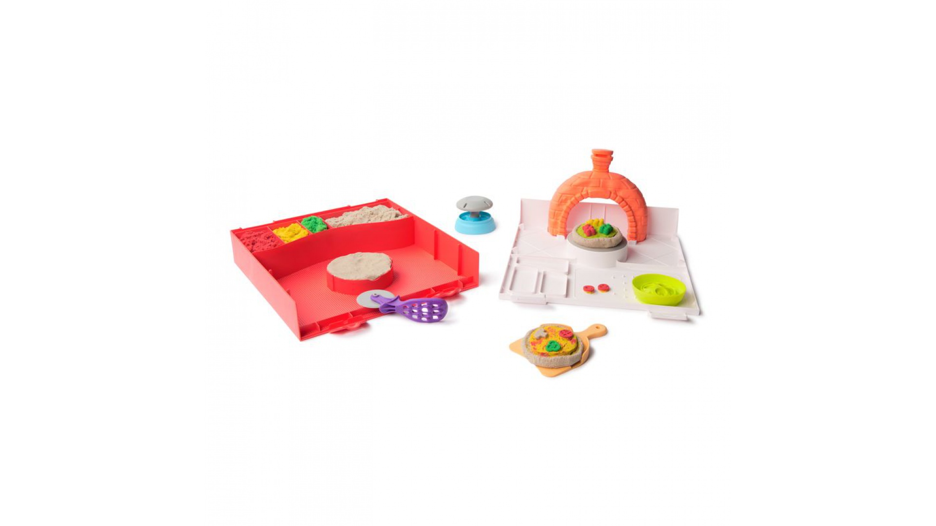 Kinetic Sand výroba pizze
