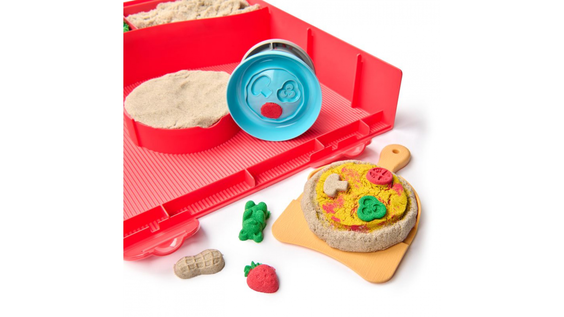 Kinetic Sand výroba pizze