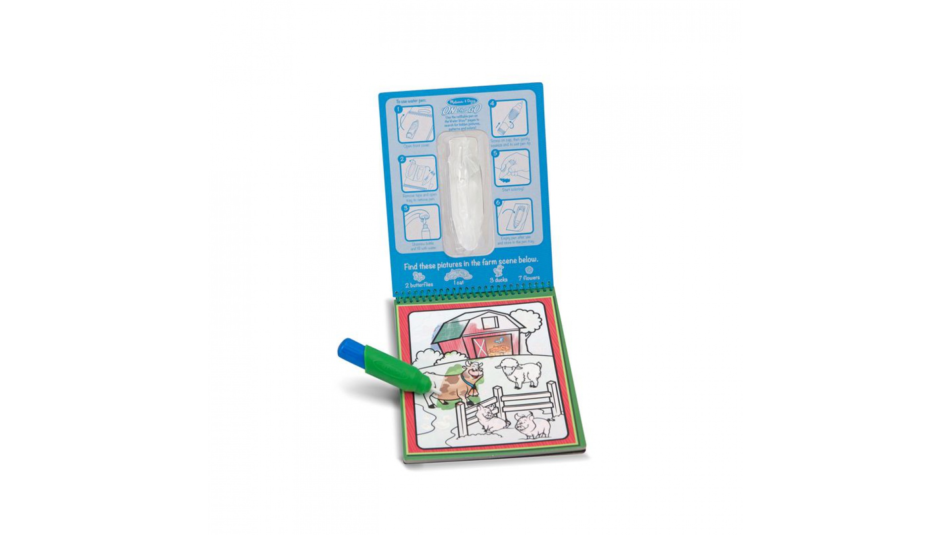 Melissa & Doug Water WOW maľovanie vodou zvieratká