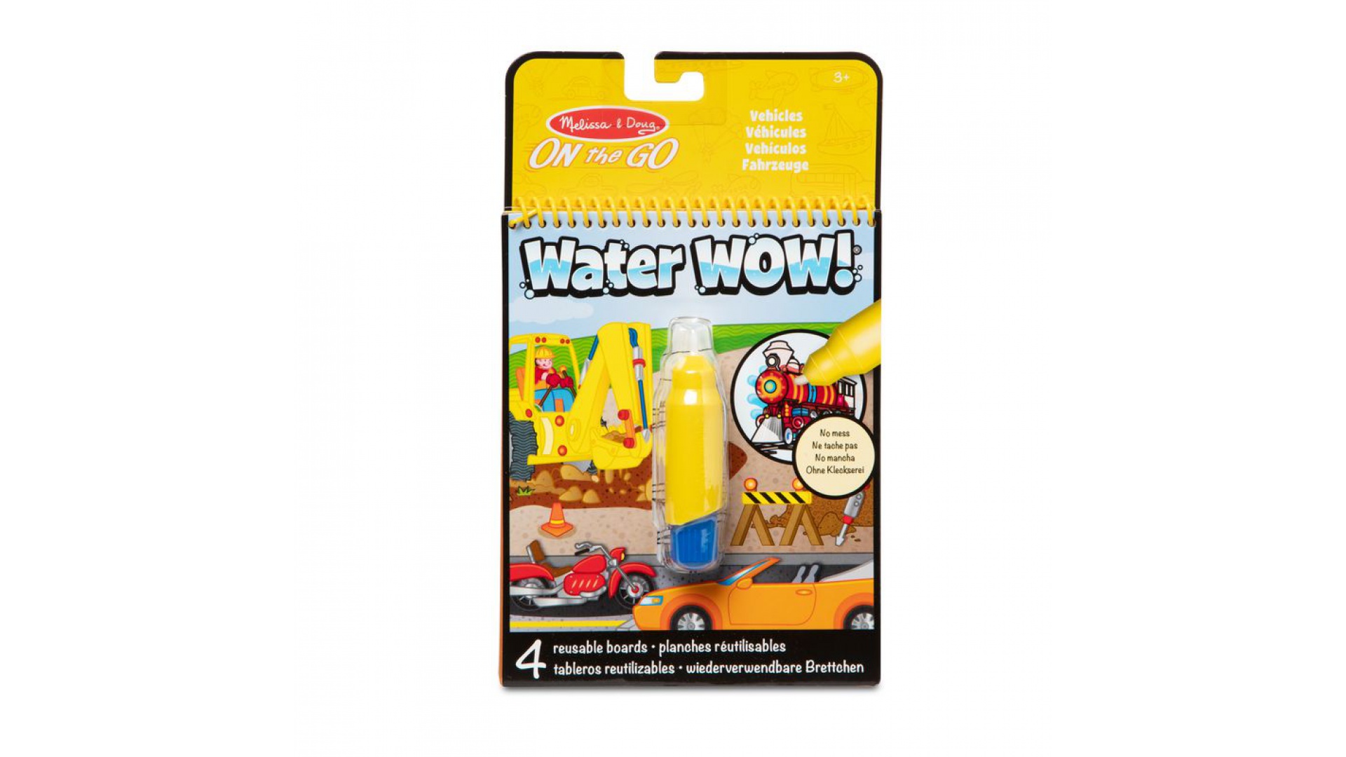 Levně Melissa & Doug Water WOW kouzlení vodou vozidla