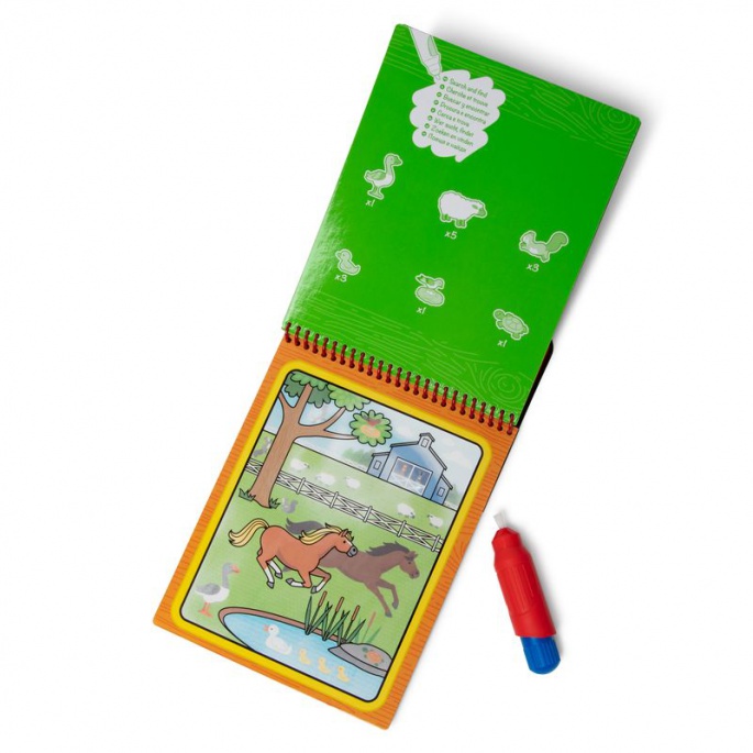 Melissa & Doug Water WOW magi med vatten gård