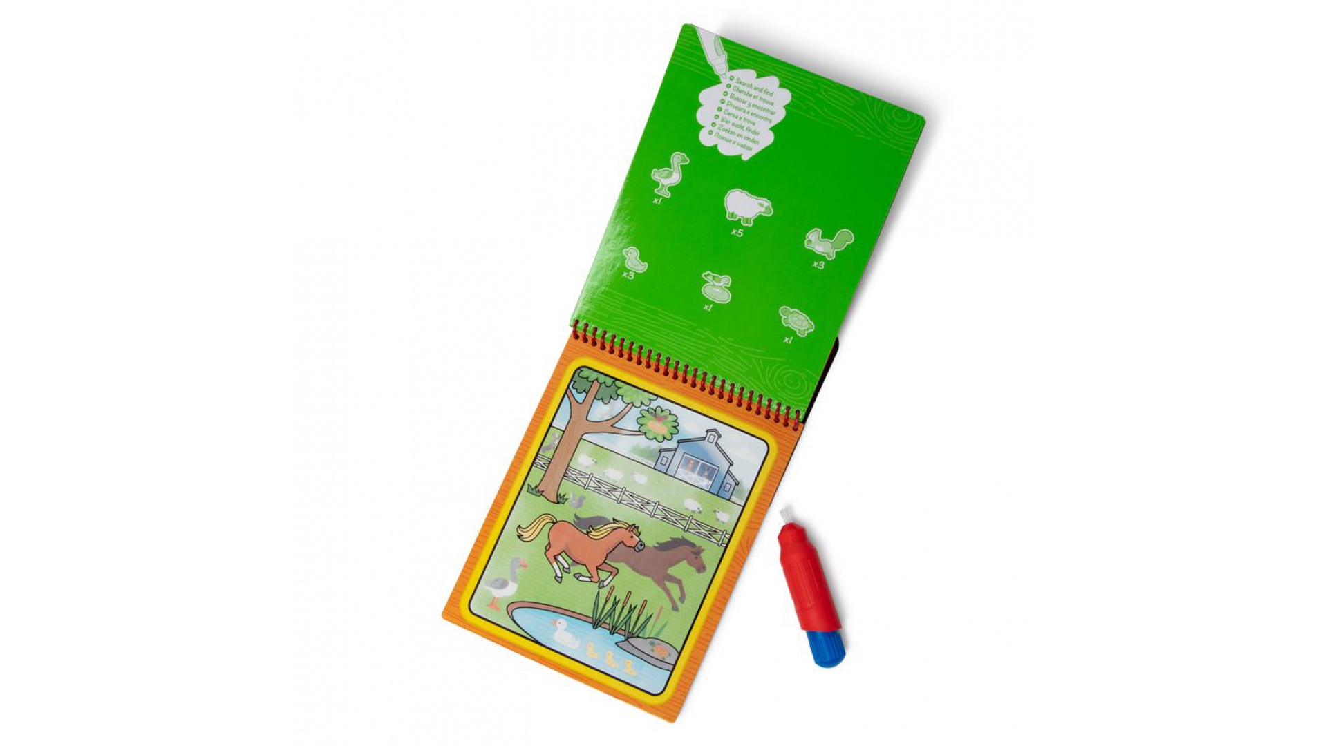 Melissa & Doug Water WOW kúzlo s vodou farma