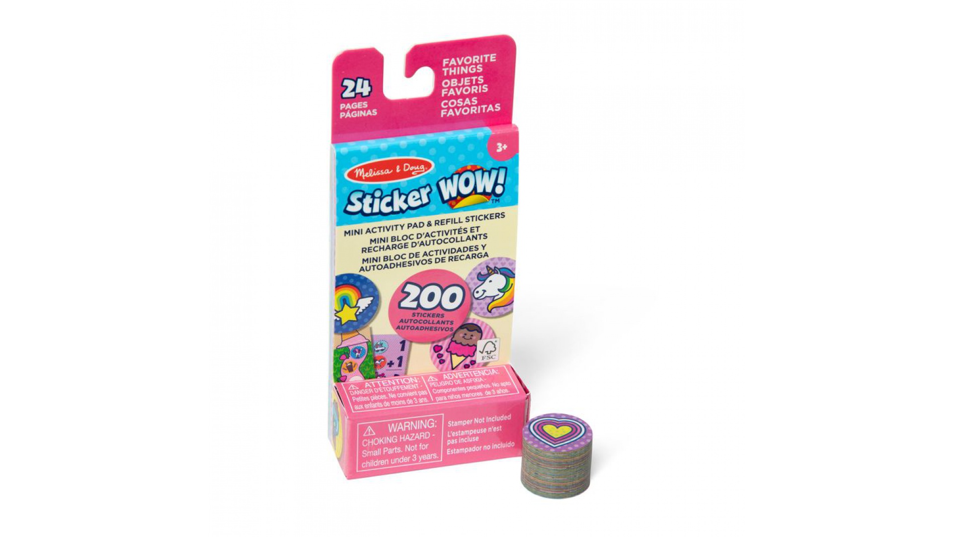 Levně Melissa & Doug Sticker WOW náplně samolepek oblíbené předměty