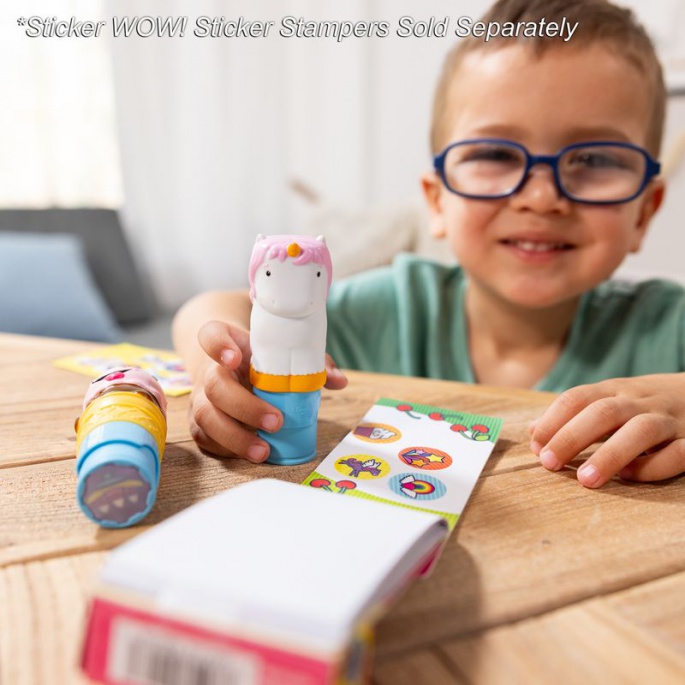 Melissa & Doug Sticker WOW påfyllning klistermärken favoritsaker