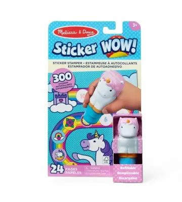 Melissa & Doug autocolantes Sticker WOW unicórnios