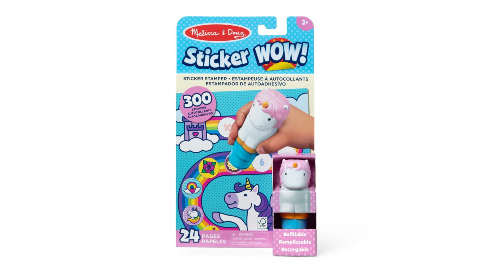 Levně Melissa & Doug Sticker WOW samolepky jednorožci