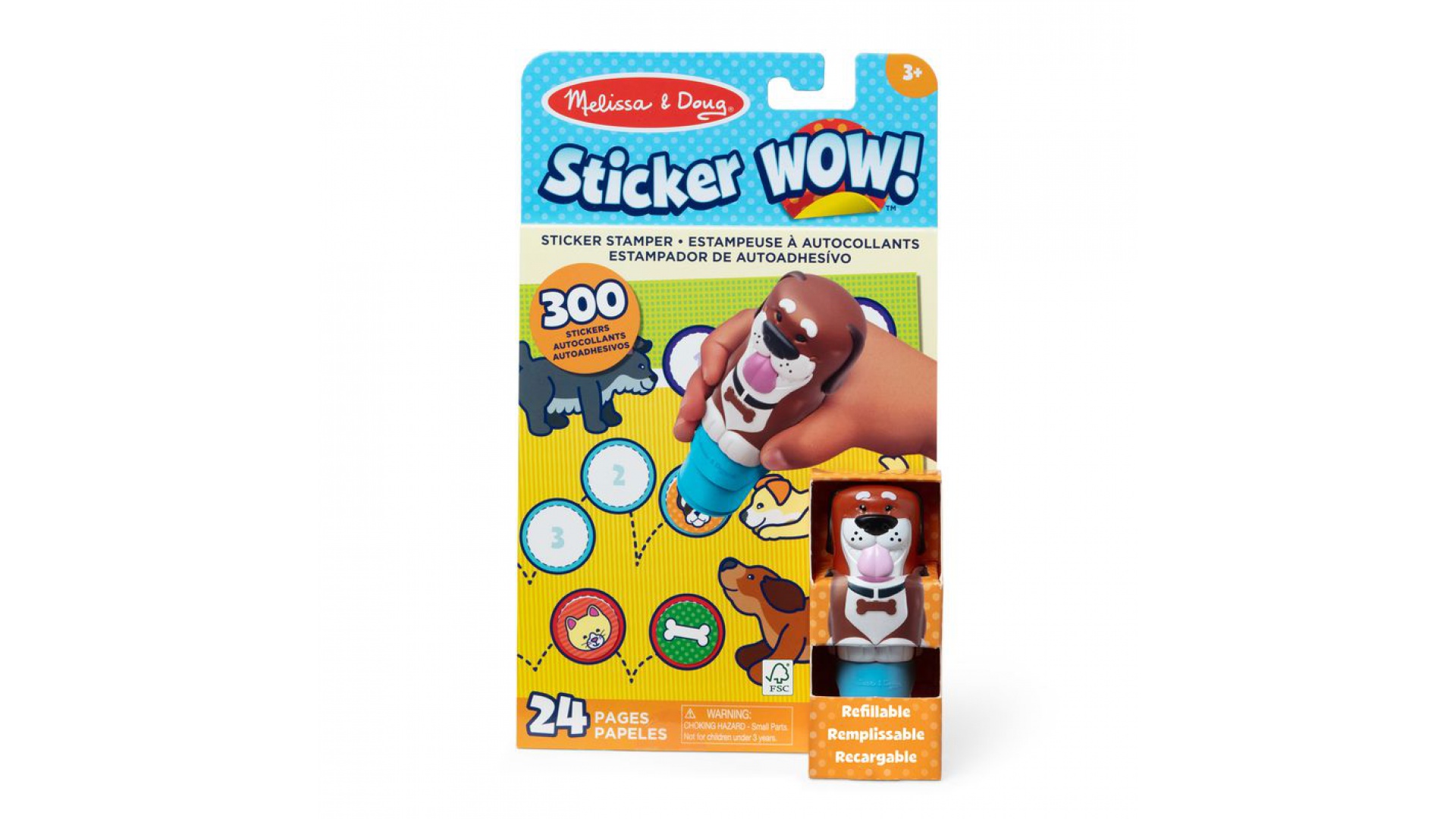 Levně Melissa & Doug Sticker WOW samolepky pejskové