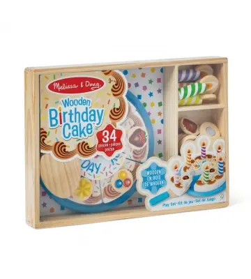 Melissa & Doug set de pastel de cumpleaños