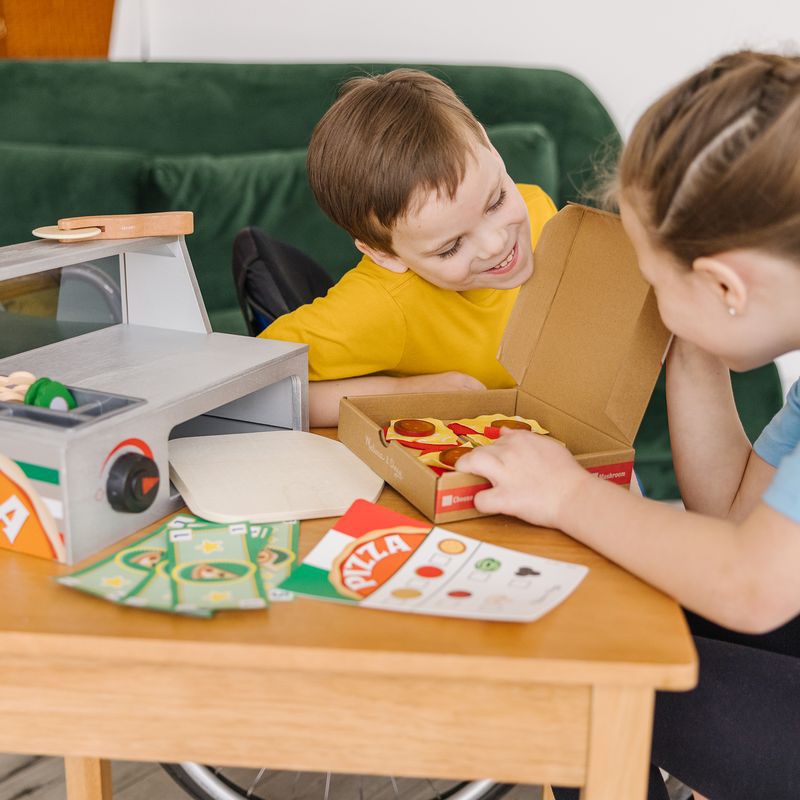 Melissa & Doug pizzatillverkning med ugn