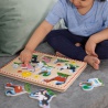Melissa & Doug träpussel med ljudeffekter djur på gården