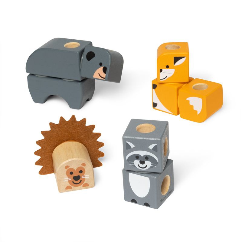 Melissa & Doug Blockables vilda natur byggsats