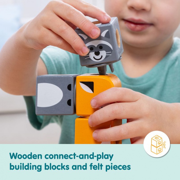 Melissa & Doug Blockables vilda natur byggsats