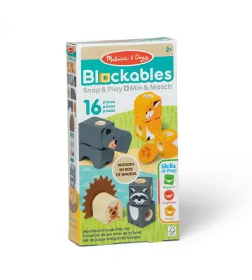 Melissa & Doug Blockables conjunto para construir la naturaleza