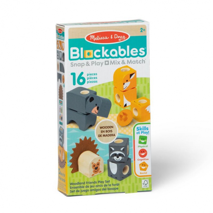 Melissa & Doug Blockables vilda natur byggsats