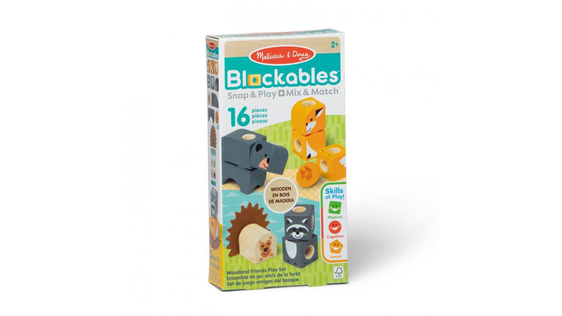 Levně Melissa & Doug Blockables stavebnice divočina