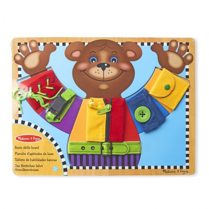 Melissa & Doug grundläggande påklädningsundervisning