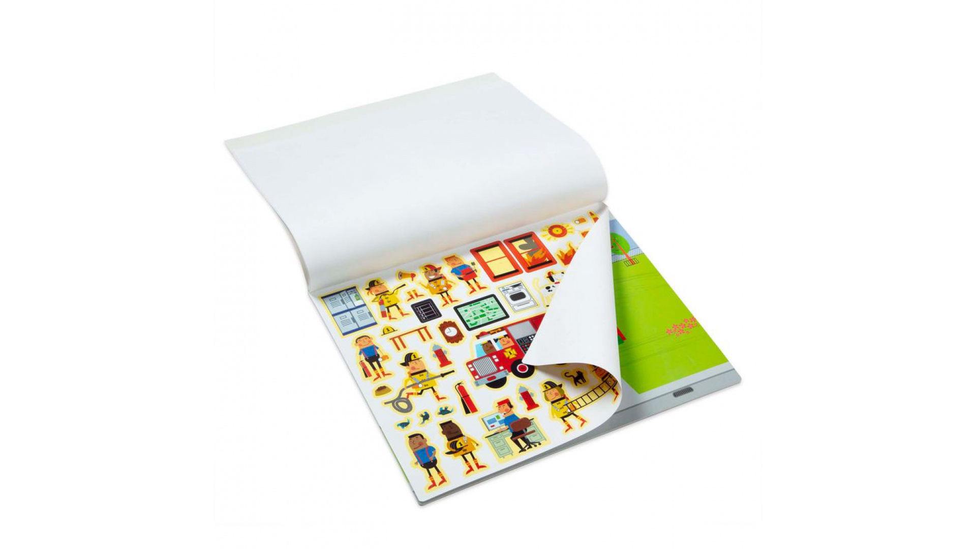Melissa & Doug samolepky na opakované použitie s podložkou - mesto