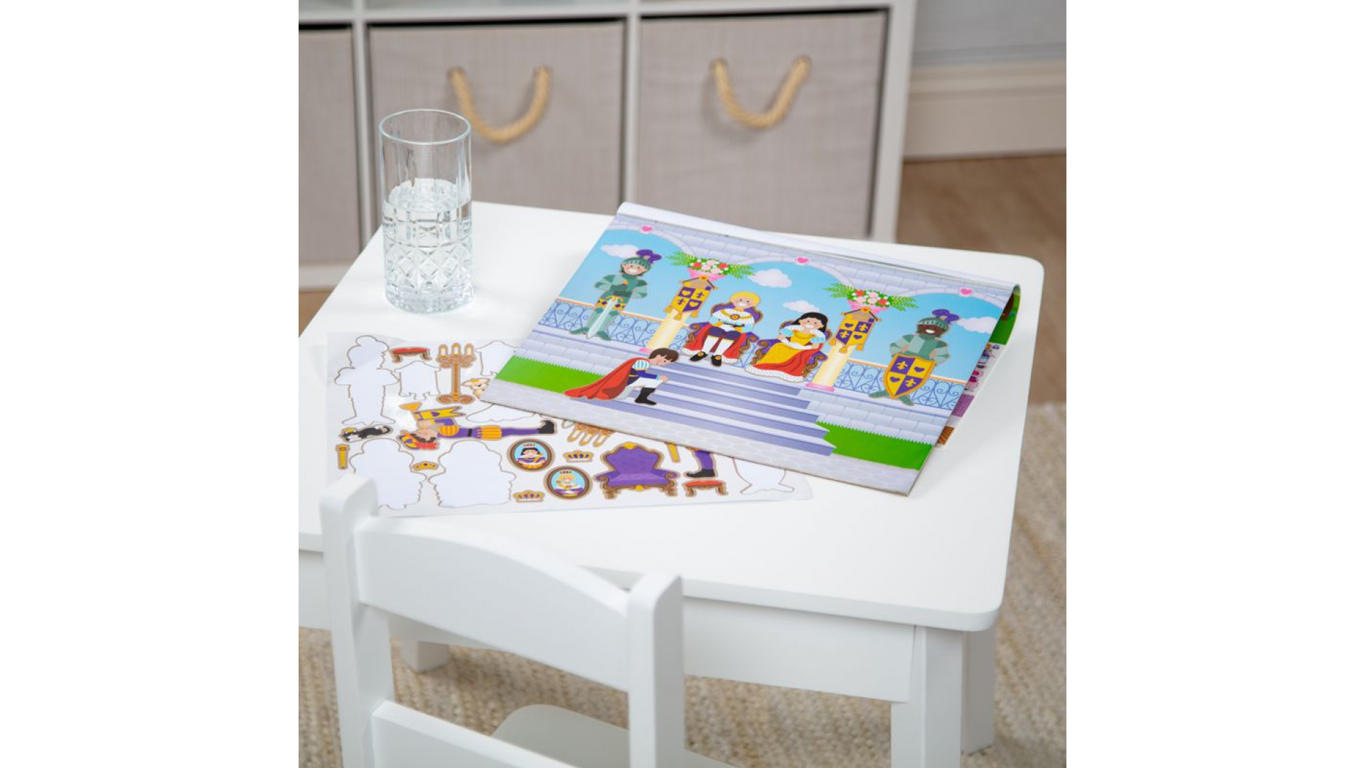 Melissa & Doug opakovane použiteľné samolepky s podložkou - hrad