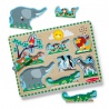 Melissa & Doug träpussel med ljudeffekter djur från ZOO