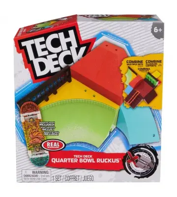 Tech Deck Xconnect skatepark Mafia Quarter Bowl Ruckus Real