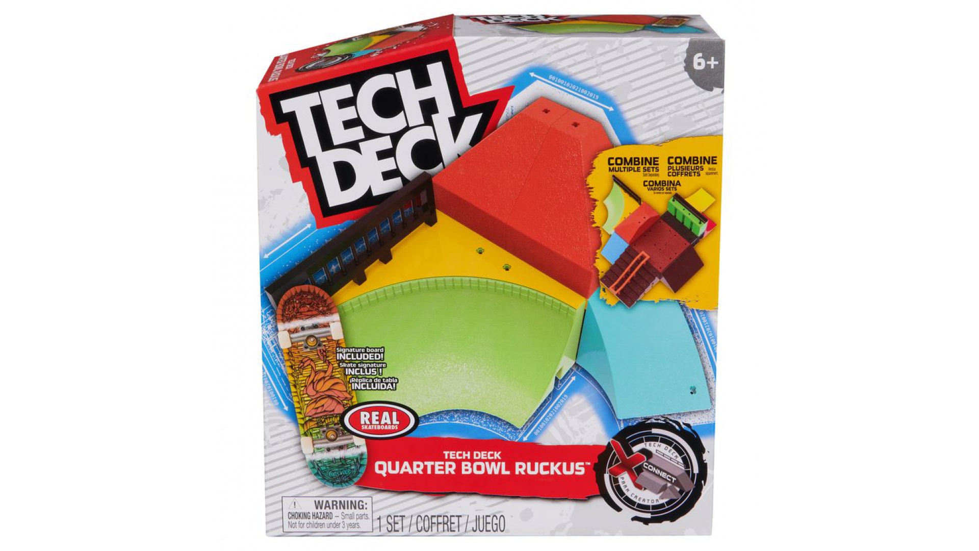 Tech Deck Xconnect skatepark Mafia Quarter Bowl Ruckus Real