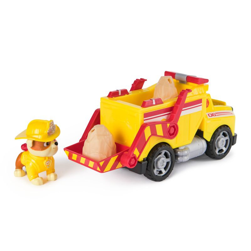 Prisvärt set: Paw Patrol Fire Rescue-fordon Rubble + Fire Rescue-fordon Zuma