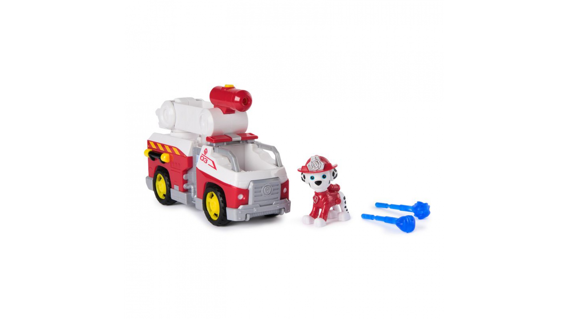 Výhodný set: Labková patrola Fire Rescue vozidlo Marshall + Fire Rescue vozidlo Zuma