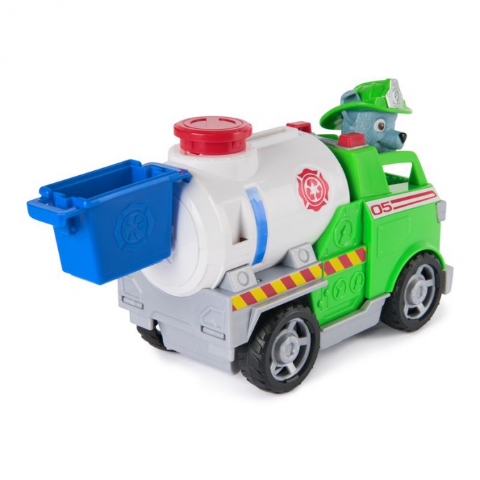 Prisvärt set: Paw Patrol Fire Rescue fordon Rocky + Fire Rescue fordon Zuma