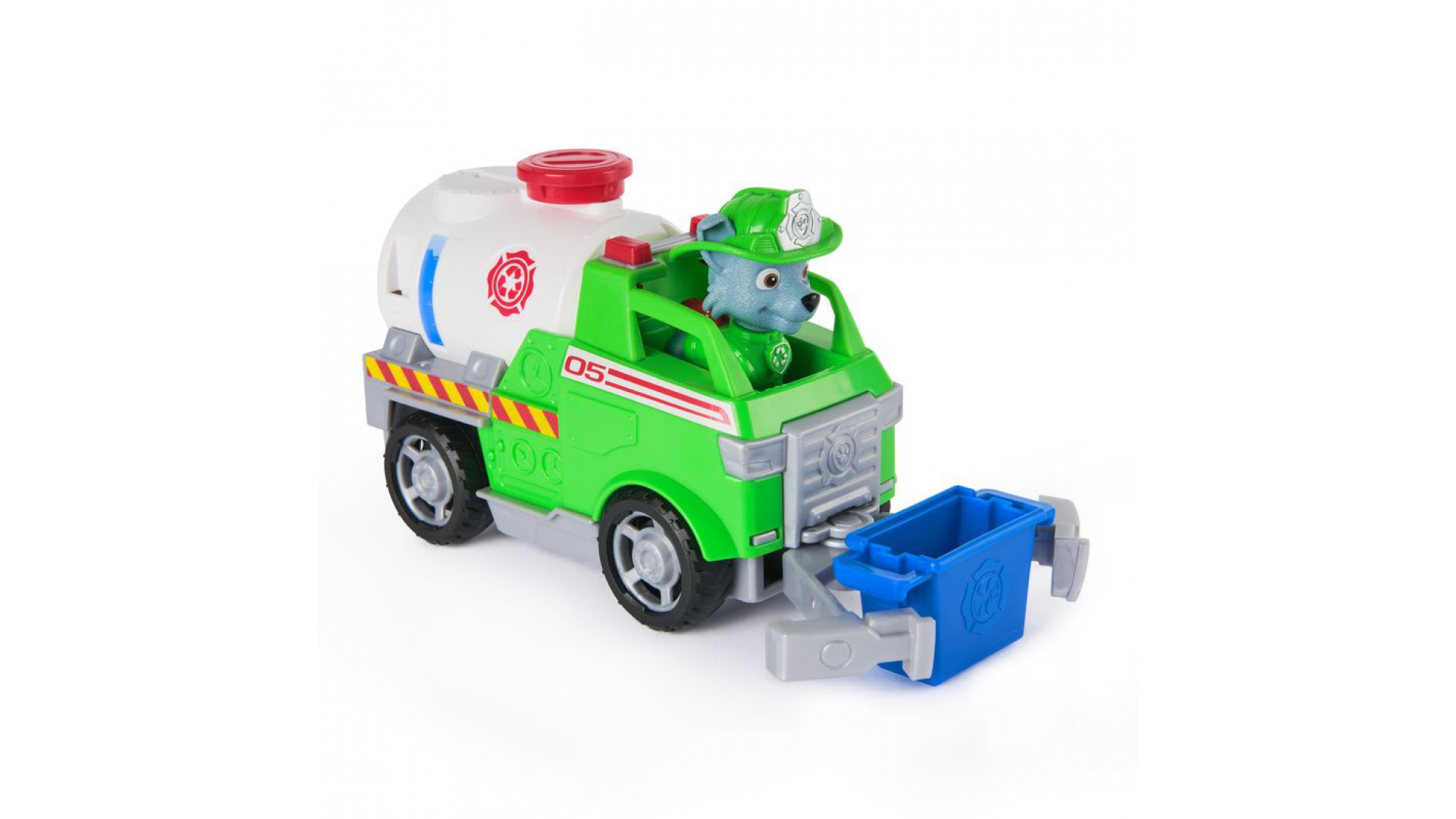 Výhodný set: Labková patrola Fire Rescue vozidlo Rubble + Marshall + Rocky + Zuma