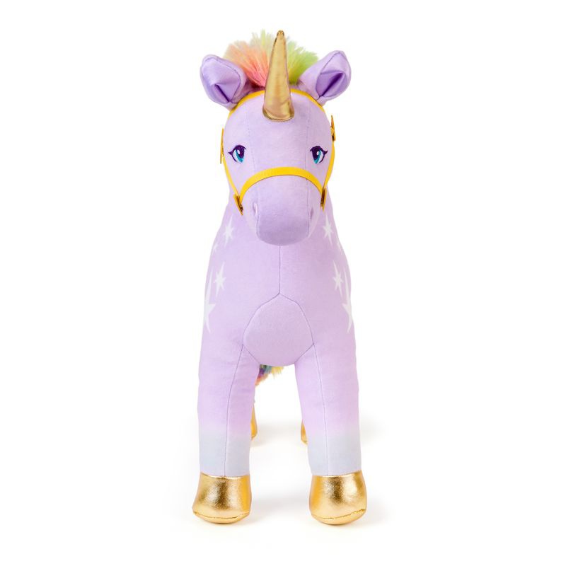 Prisvärt set: Unicorn Academy plysch Polárka med ljud 38 cm + halsband med ring