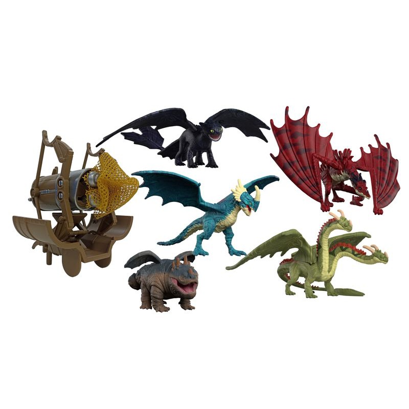ERBJUDANDE: Hur man tränar en drake multipack figurer + drake och Viking Garvan och Rybinoha GRATIS