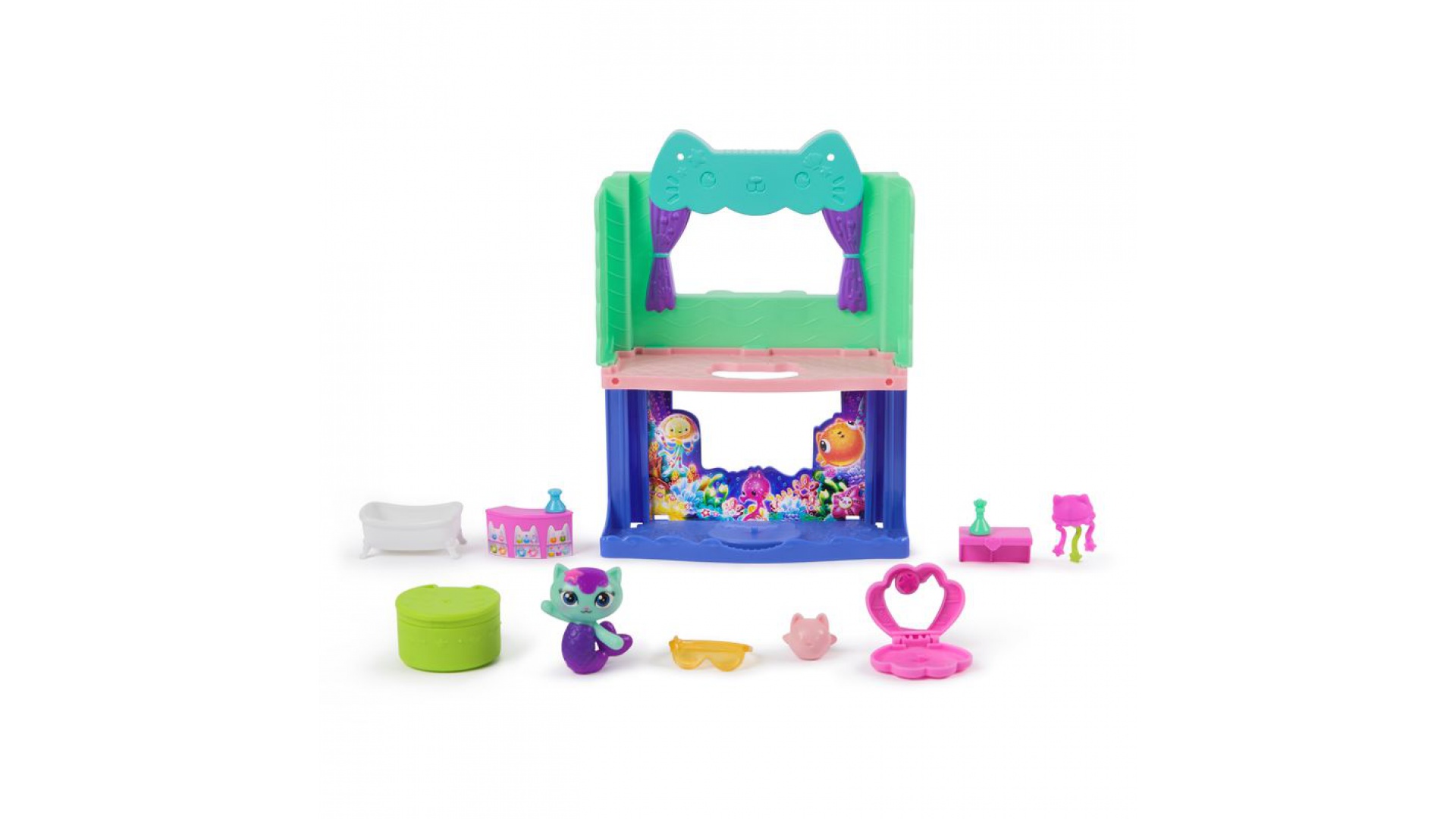 Výhodný set: Gábinin kúzelný domček veľký dom oslava + kúpeľňa k veľkému domu