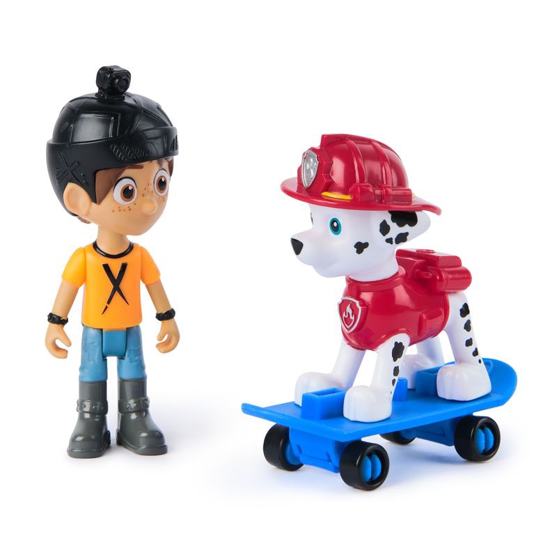 ERBJUDANDE: Paw Patrol Danny X och Marshall + Yumi och Skye + Chase och kapten Turbot GRATIS