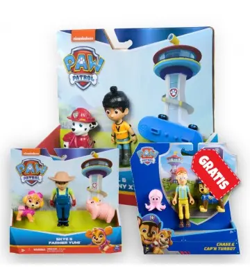 AKCIJA: Tačke na patrulji Drzni Danny X in Marshall + Yumi in Skye + Chase in Cap'n Turbot Brezplačno