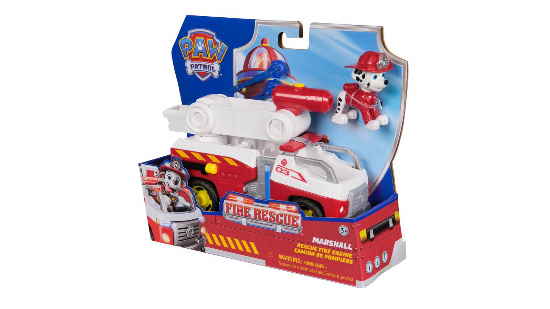 AKCIA: Labková patrola Fire Rescue vozidlá Marshall + Chase + Zuma Zadarmo