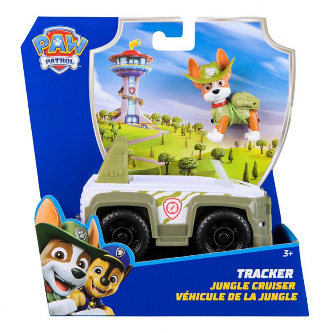 ERBJUDANDE: Paw Patrol grundfordon Tracker + Chase + Zuma GRATIS