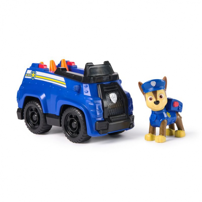 ERBJUDANDE: Paw Patrol grundfordon Tracker + Chase + Zuma GRATIS