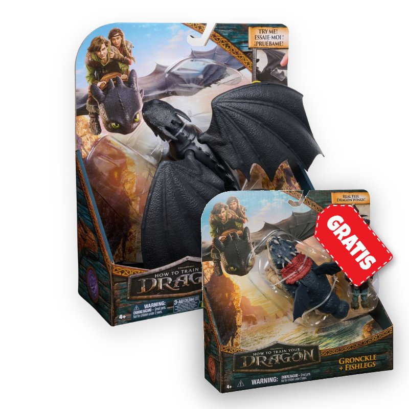 ERBJUDANDE: Hur man tränar draken Tandlös som låter + Garvan och Rybinoha GRATIS