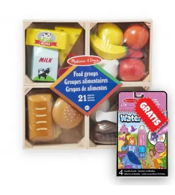 OFERTA: Melissa & Doug set de comedor + Water WOW cuentos de agua GRATIS