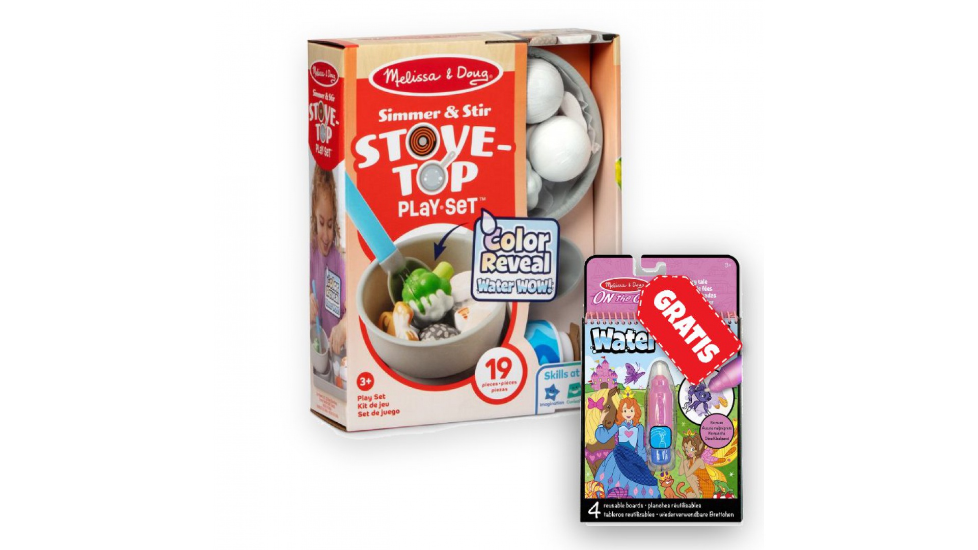 Melissa & Doug Ofertă: Water Wow Colorare Cu Apă Prăjire + Povești Cu Apă Gratuit