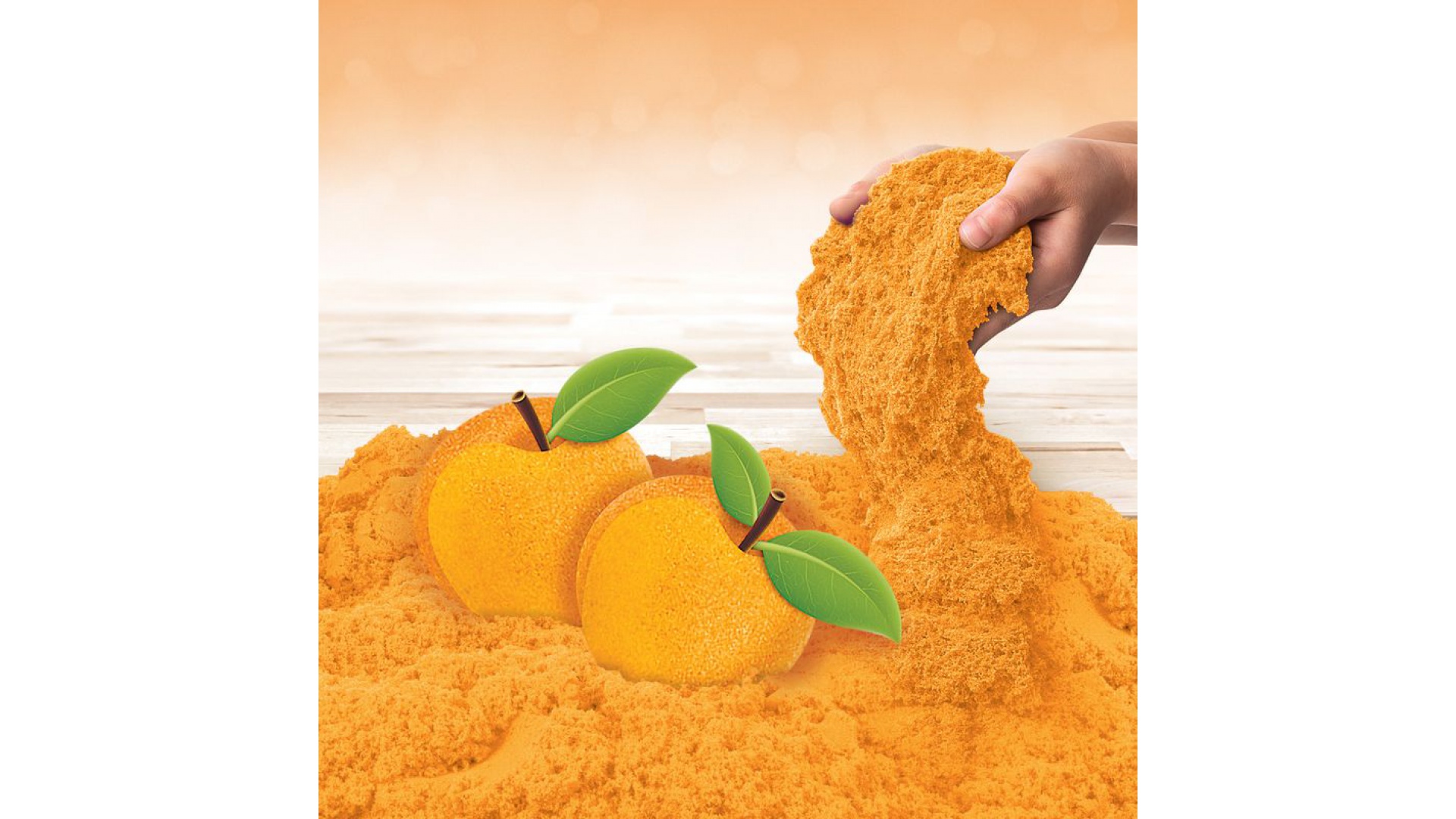 Kinetic Sand balenie s ovocnými vôňami broskyňa