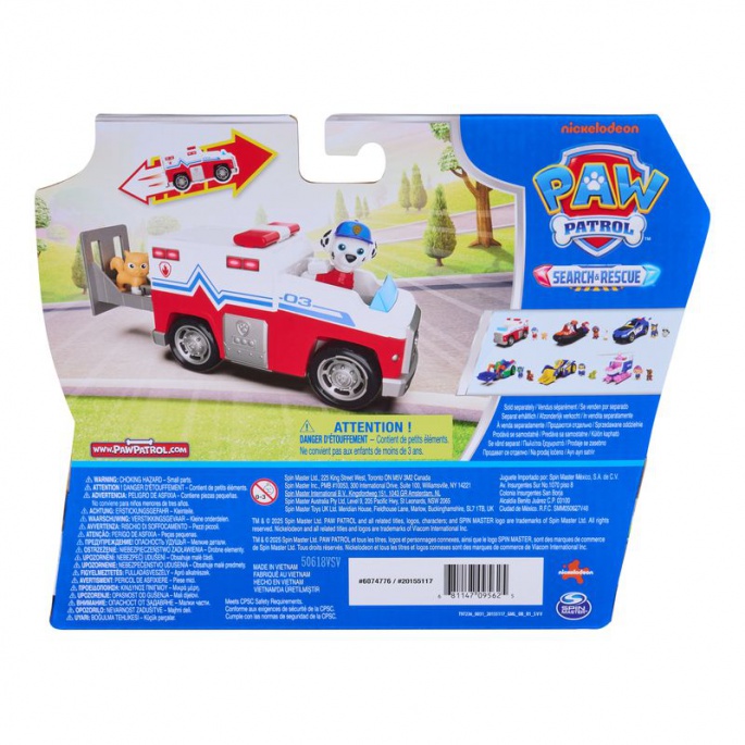 Paw Patrol tematiskt fordon Search & Rescue Marshall
